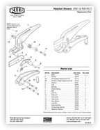 Ratchet Shears | Reed Manufacturing